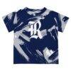 Rice Owls Vive La Fete Newborn & Infant Paint Brush T-Shirt - Navy - Side View