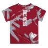 Santa Clara Broncos Vive La Fete Newborn & Infant Paint Brush T-Shirt - - Detail View