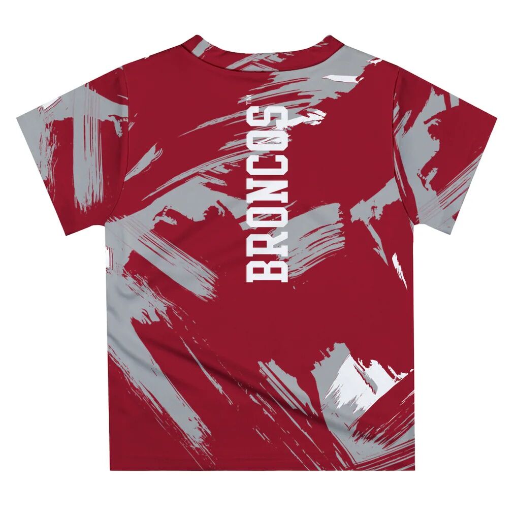 Santa Clara Broncos Vive La Fete Newborn & Infant Paint Brush T-Shirt - Maroon