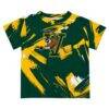 Vermont Catamounts Vive La Fete Newborn & Infant Paint Brush T-Shirt - Green - Side View