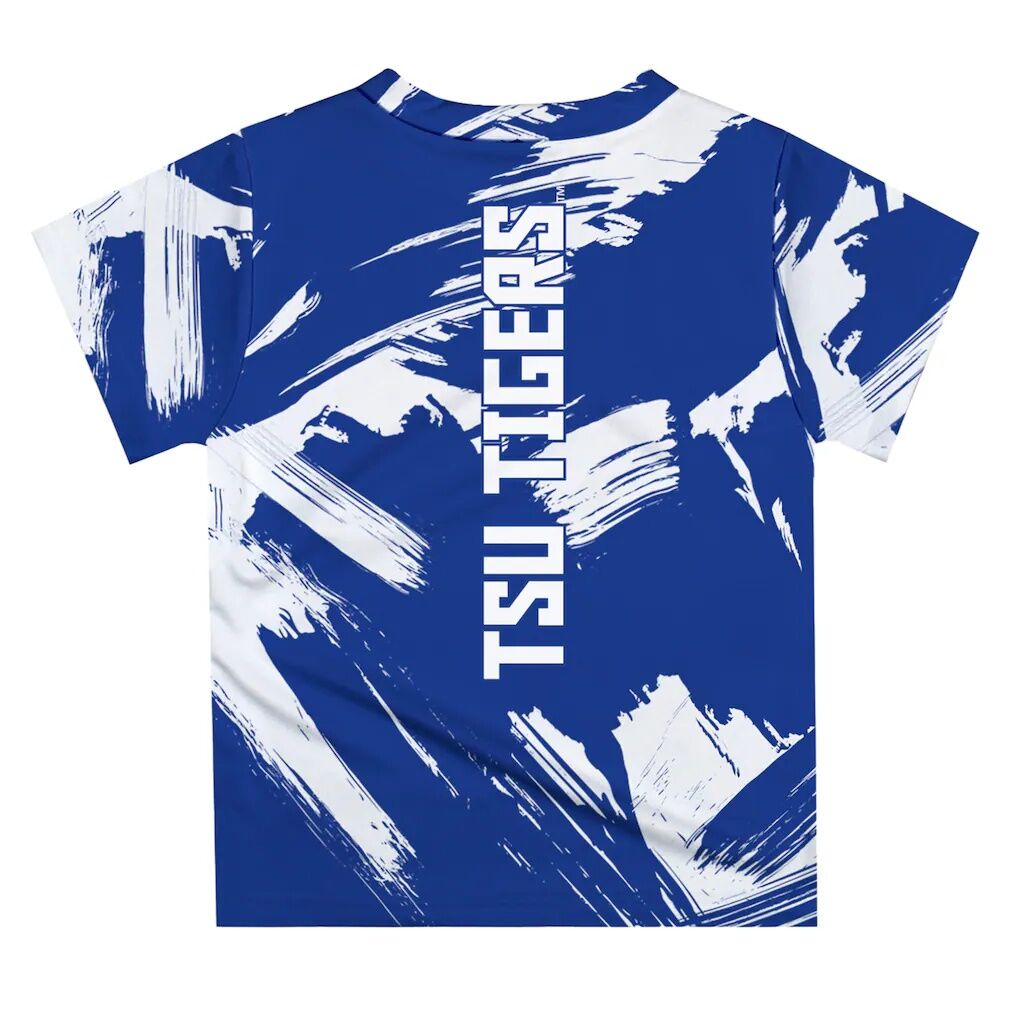 Tennessee State Tigers Vive La Fete Newborn & Infant Paint Brush T-Shirt - Royal