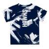 Monmouth Hawks Vive La Fete Toddler Paint Brush T-Shirt - Navy - Detail View