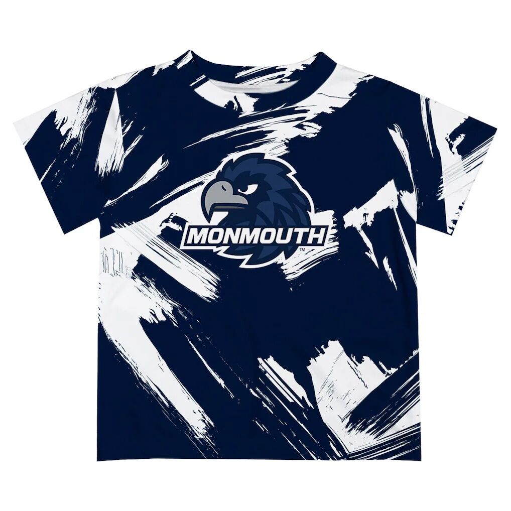 Monmouth Hawks Vive La Fete Toddler Paint Brush T-Shirt