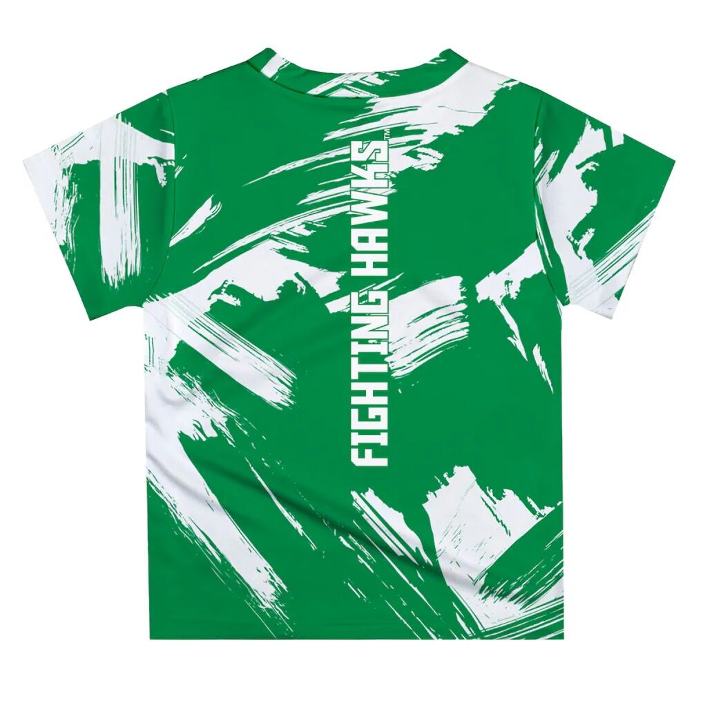 North Dakota Vive La Fete Toddler Paint Brush T-Shirt - Kelly Green