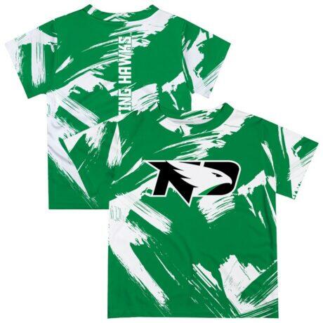 North Dakota Vive La Fete Toddler Paint Brush T-Shirt - - Front View