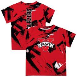 Valdosta State Blazers Vive La Fete Toddler Paint Brush T-Shirt - Red - Front View