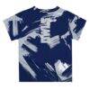 Rice Owls Vive La Fete Toddler Paint Brush T-Shirt - Navy - Detail View