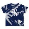 Rice Owls Vive La Fete Toddler Paint Brush T-Shirt - Navy - Side View