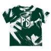 Portland State Vikings Vive La Fete Youth Paint Brush T-Shirt - Green - Side View