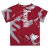 Santa Clara Broncos Vive La Fete Youth Paint Brush T-Shirt - - Detail View