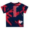 Richmond Spiders Vive La Fete Youth Paint Brush T-Shirt - Blue - Detail View