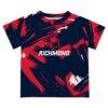 Richmond Spiders Vive La Fete Youth Paint Brush T-Shirt - Blue - Side View