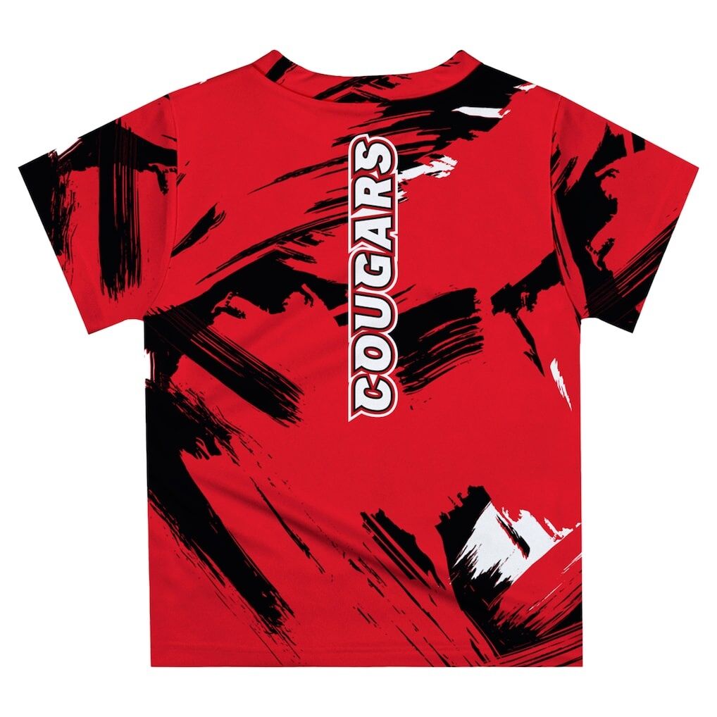 Southern Illinois Edwardsville Cougars Vive La Fete Youth Paint Brush T-Shirt