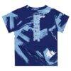 Spelman College Jaguars Vive La Fete Youth Paint Brush T-Shirt - Blue - Detail View