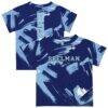 Spelman College Jaguars Vive La Fete Youth Paint Brush T-Shirt - Blue - Front View