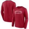 Santa Clara Broncos School Name Long Sleeve T-Shirt - - Front View