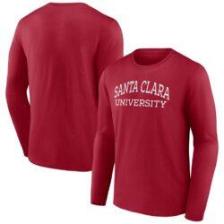 Santa Clara Broncos School Name Long Sleeve T-Shirt - - Front View