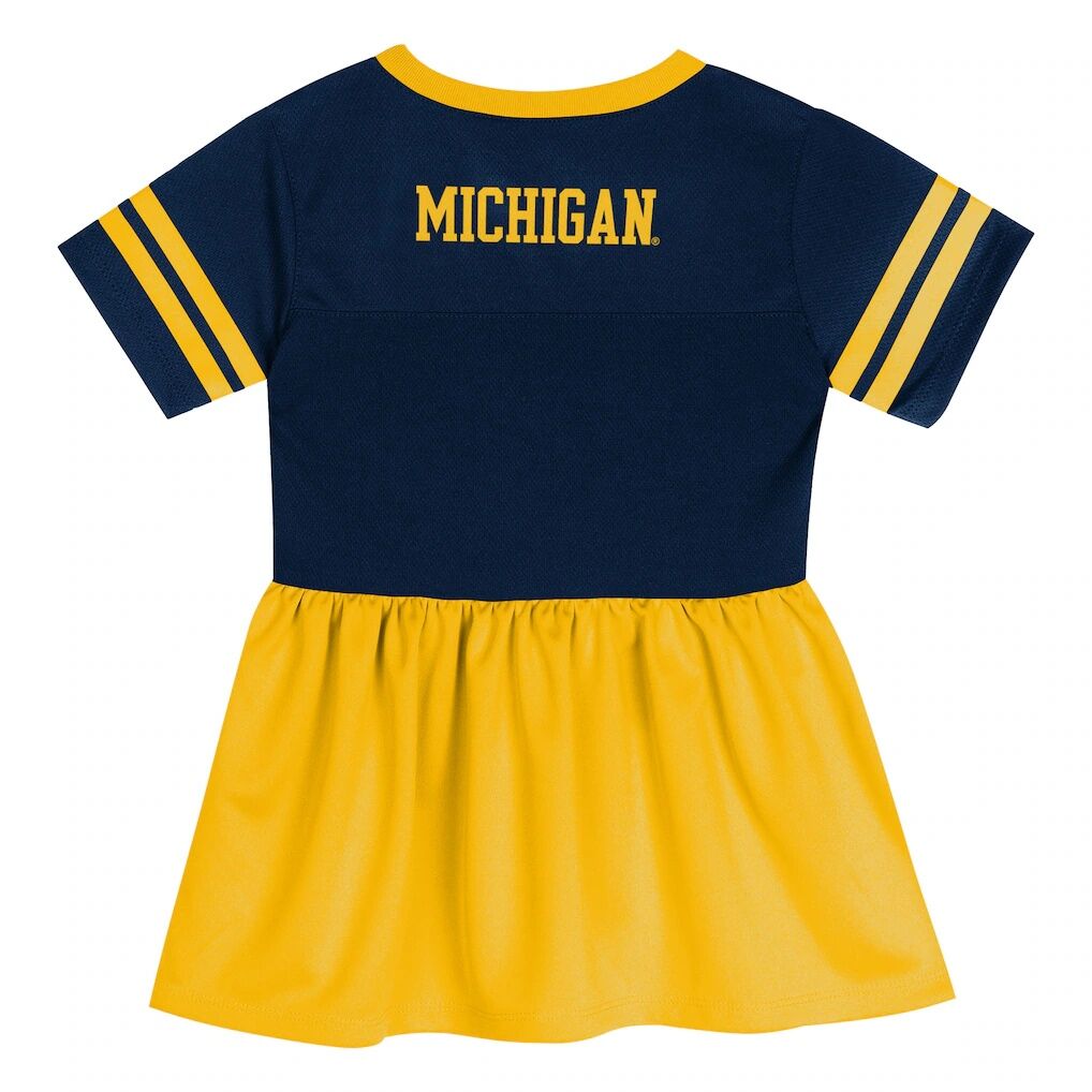 Michigan Wolverines Outerstuff Toddler Toddler Stadium Light Fashion Jersey - Navy/Maize