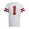 #1 Nebraska Huskers adidas Premier Jersey - White - Detail View