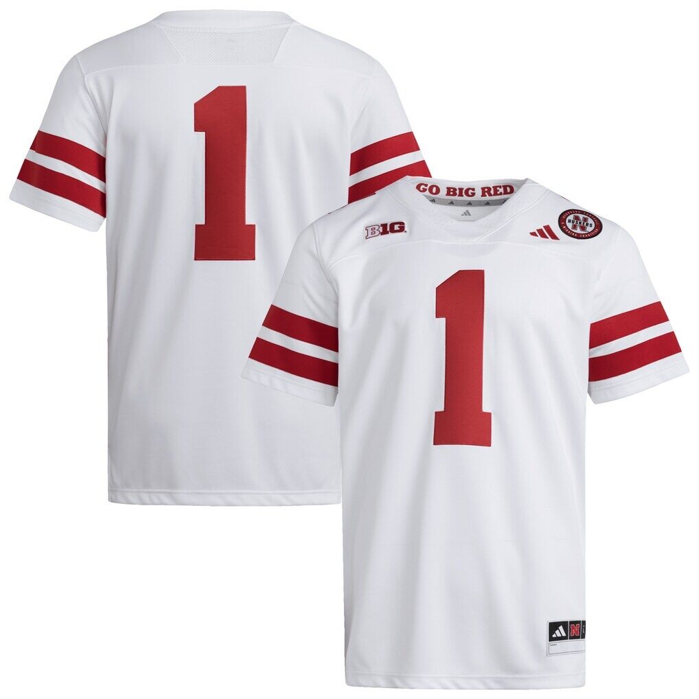 #1 Nebraska Huskers adidas Premier Jersey