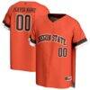 Oregon State Beavers GameDay Greats Unisex Personalized Collegiate Baseball Fashion Jersey - Orange - Front View