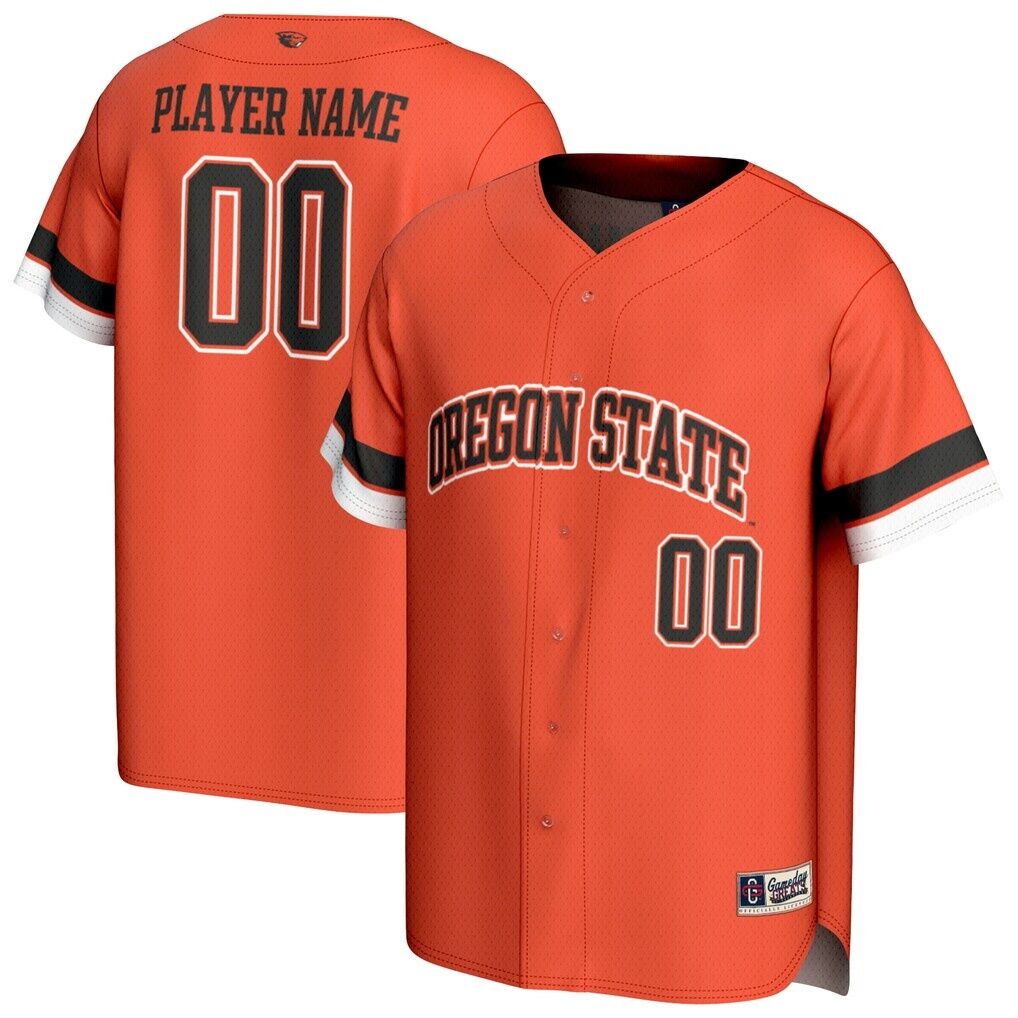 Oregon State Beavers GameDay Greats Unisex Personalized Collegiate Baseball Fashion Jersey