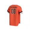 Oregon State Beavers GameDay Greats Youth Personalized Collegiate Baseball Fashion Jersey - Orange - Detail View