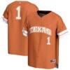 #1 Texas Longhorns GameDay Greats Unisex Collegiate Baseball Fashion Jersey - - Front View