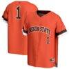 #1 Oregon State Beavers GameDay Greats Unisex Collegiate Baseball Fashion Jersey - Orange - Front View