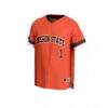 #1 Oregon State Beavers GameDay Greats Unisex Collegiate Baseball Fashion Jersey - Orange - Side View