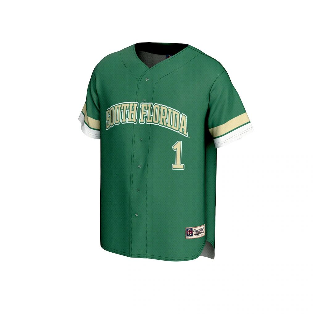 #1 South Florida Bulls GameDay Greats Unisex Collegiate Baseball Fashion Jersey