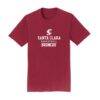 Santa Clara Broncos Unisex Collegiate Men's Basketball NIL Pick-A-Player T-Shirt - - Side View