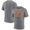Miami Hurricanes Vintage Stack Tri-Blend T-Shirt - - Front View
