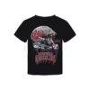 Montana Grizzlies Vive La Fete Toddler Dripping Football Helmet T-Shirt - Black - Front View