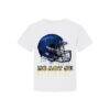 North Carolina A&T Aggies Vive La Fete Toddler Dripping Football Helmet T-Shirt - White - Front View
