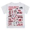 Stony Brook Seawolves Vive La Fete Youth Impressions Artwork T-Shirt - White - Detail View
