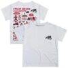 Stony Brook Seawolves Vive La Fete Youth Impressions Artwork T-Shirt - White - Front View