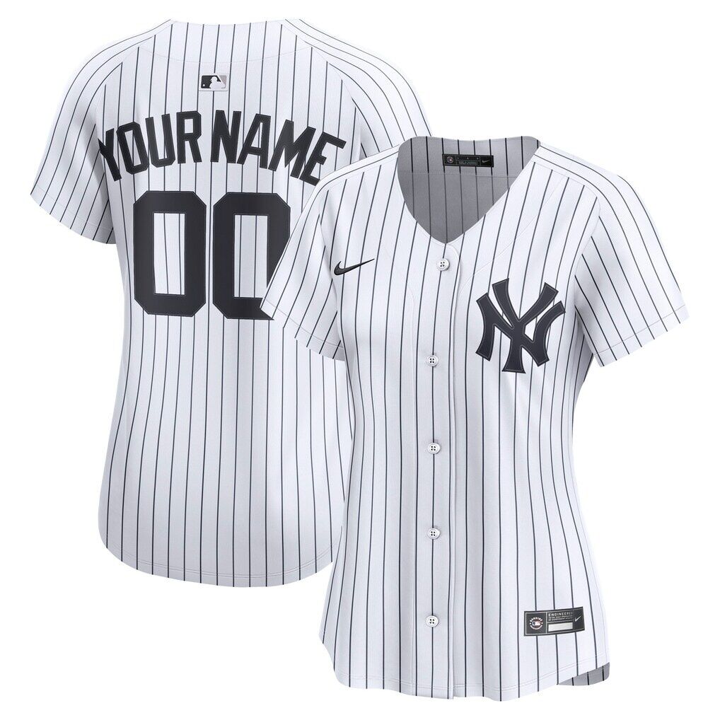 New York Yankees Nike Women's Home Limited Custom Jersey