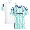 New England Revolution adidas 2025 Eastern White Pine x Flag of New England Replica Jersey - White - Side View