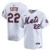 Juan Soto New York Mets Nike Home Limited Player Jersey - White - Front View