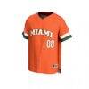 Miami Hurricanes GameDay Greats Lightweight Collegiate Baseball NIL Pick-A-Player Fashion Jersey - Orange - Side View