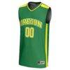 Oregon Ducks GameDay Greats Youth NIL Pick-A-Player Lightweight Men's Basketball Jersey - Green - Side View