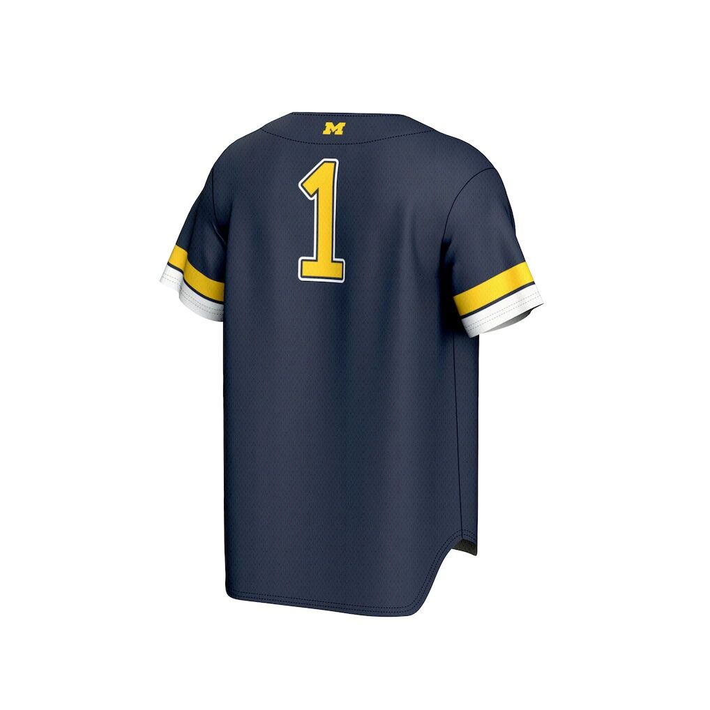 Michigan Wolverines GameDay Greats Unisex Pick-A-Player Baseball Fashion Jersey