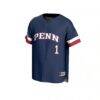 Pennsylvania Quakers GameDay Greats Unisex Pick-A-Player Baseball Fashion Jersey - Navy - Side View