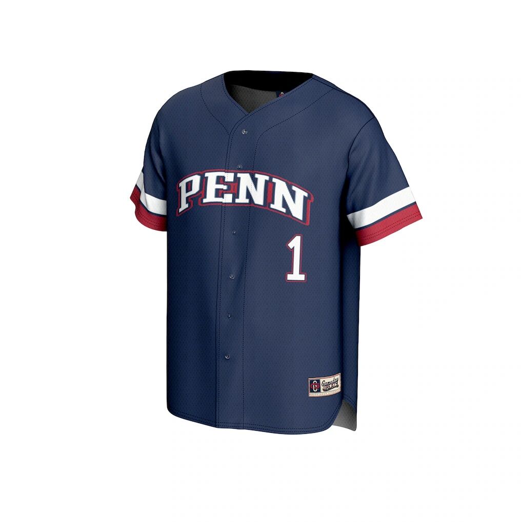Pennsylvania Quakers GameDay Greats Unisex Pick-A-Player Baseball Fashion Jersey
