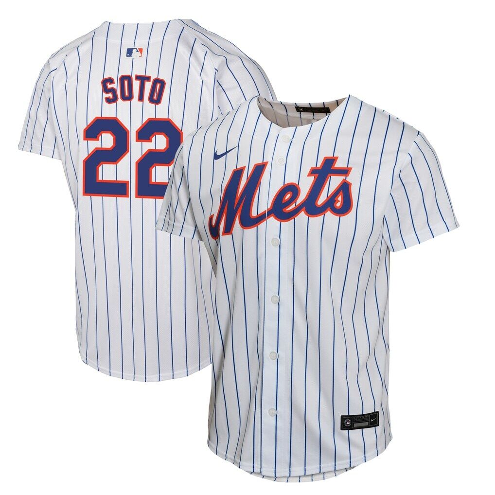Juan Soto New York Mets Nike Youth Home Game Player Jersey