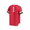 #1 Rutgers Scarlet Knights GameDay Greats Unisex Lightweight Collegiate Baseball Fashion Jersey - - Detail View