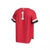 #1 Rutgers Scarlet Knights GameDay Greats Youth Lightweight Collegiate Baseball Fashion Jersey - - Detail View