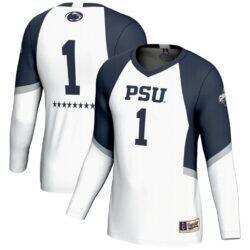 Penn State Nittany Lions GameDay Greats Youth 2024 NCAA Women's Volleyball National Champions Lightweight Fashion Jersey - White - Front View