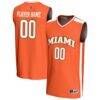 Miami Hurricanes GameDay Greats Unisex Lightweight Collegiate Men's Basketball NIL Pick-A-Player Fashion Jersey - Orange - Front View